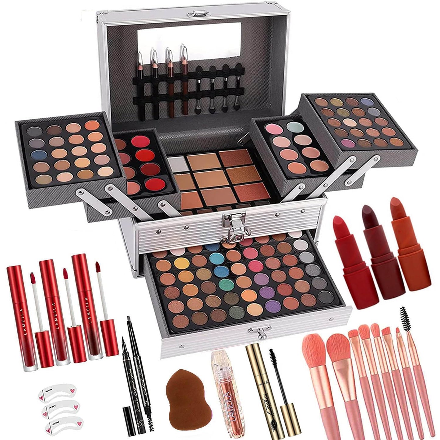 132 Color All- In- One Makeup For Women Full Kit,Professional Makeup Kit,Makeup Gift Set for Women