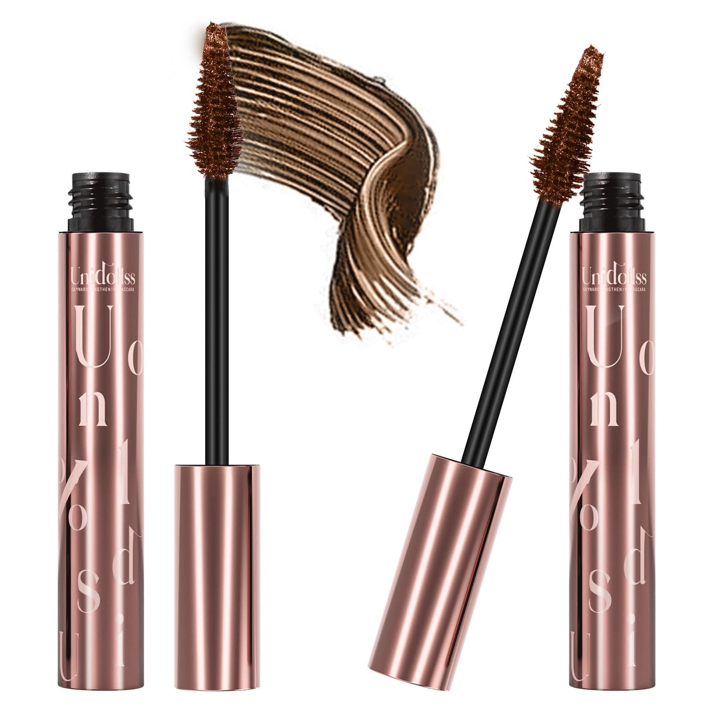 Unidollss Tubing Mascara Volume and Length Black Lengthening Long Lasting All Day, No Smudging, No Clumping, Washable Voluminous Tubing Mascara for 30+ Women, Gluten-free Safe for Sensitive Eyes