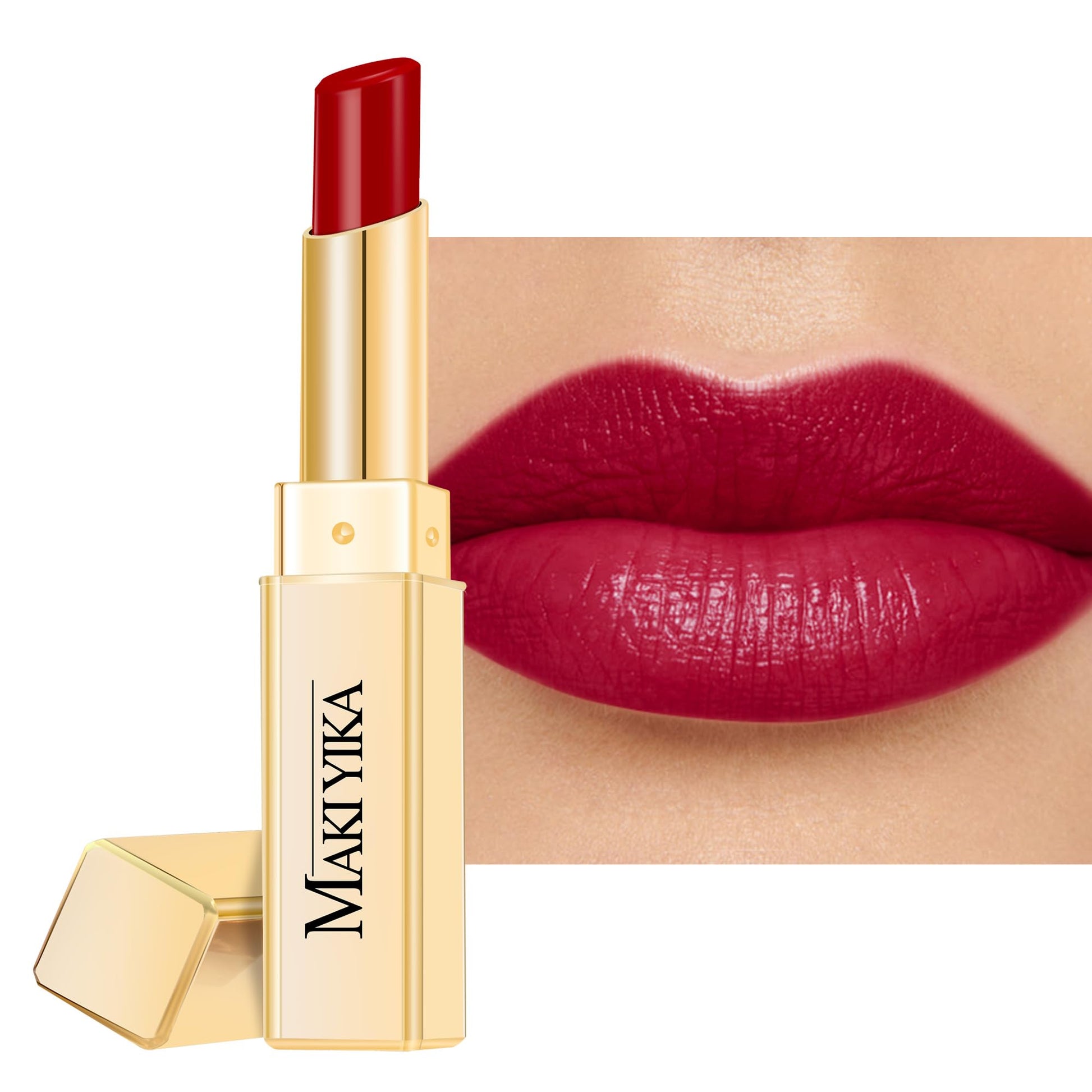 MAKI YIKA Moisture Pink Lipstick for Women Hydrate Lip Balm for Dry Cracked Lips Weightless Glossy Lip Color Juicy Finish,MA062 Pastel Pink