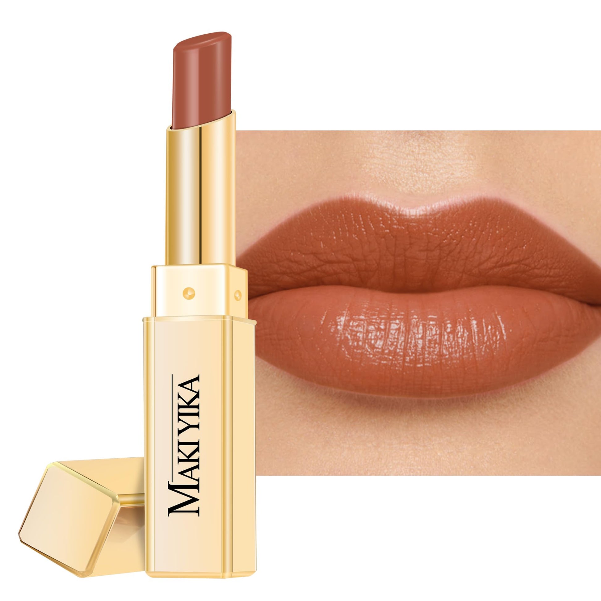 MAKI YIKA Moisture Pink Lipstick for Women Hydrate Lip Balm for Dry Cracked Lips Weightless Glossy Lip Color Juicy Finish,MA062 Pastel Pink