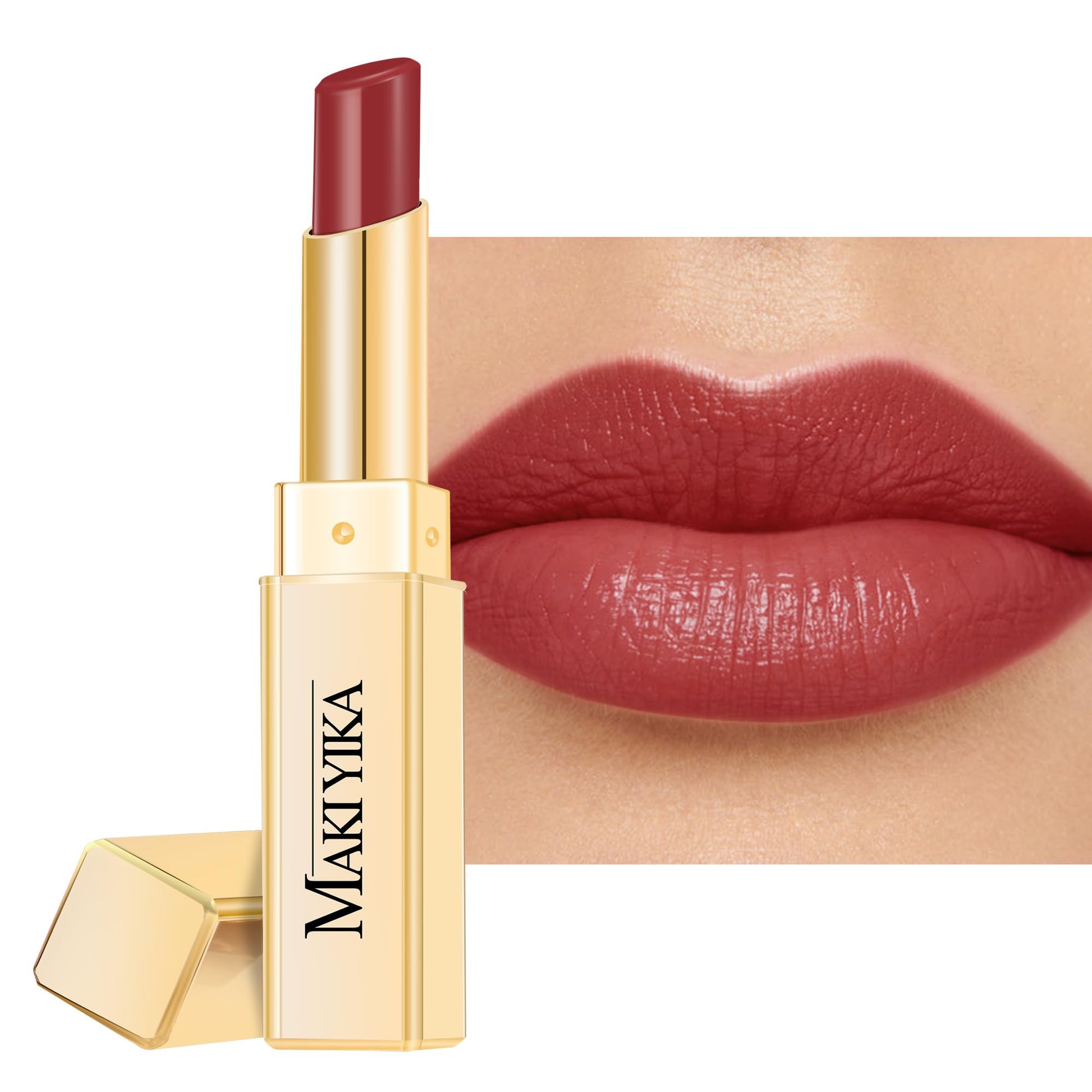 MAKI YIKA Moisture Pink Lipstick for Women Hydrate Lip Balm for Dry Cracked Lips Weightless Glossy Lip Color Juicy Finish,MA062 Pastel Pink