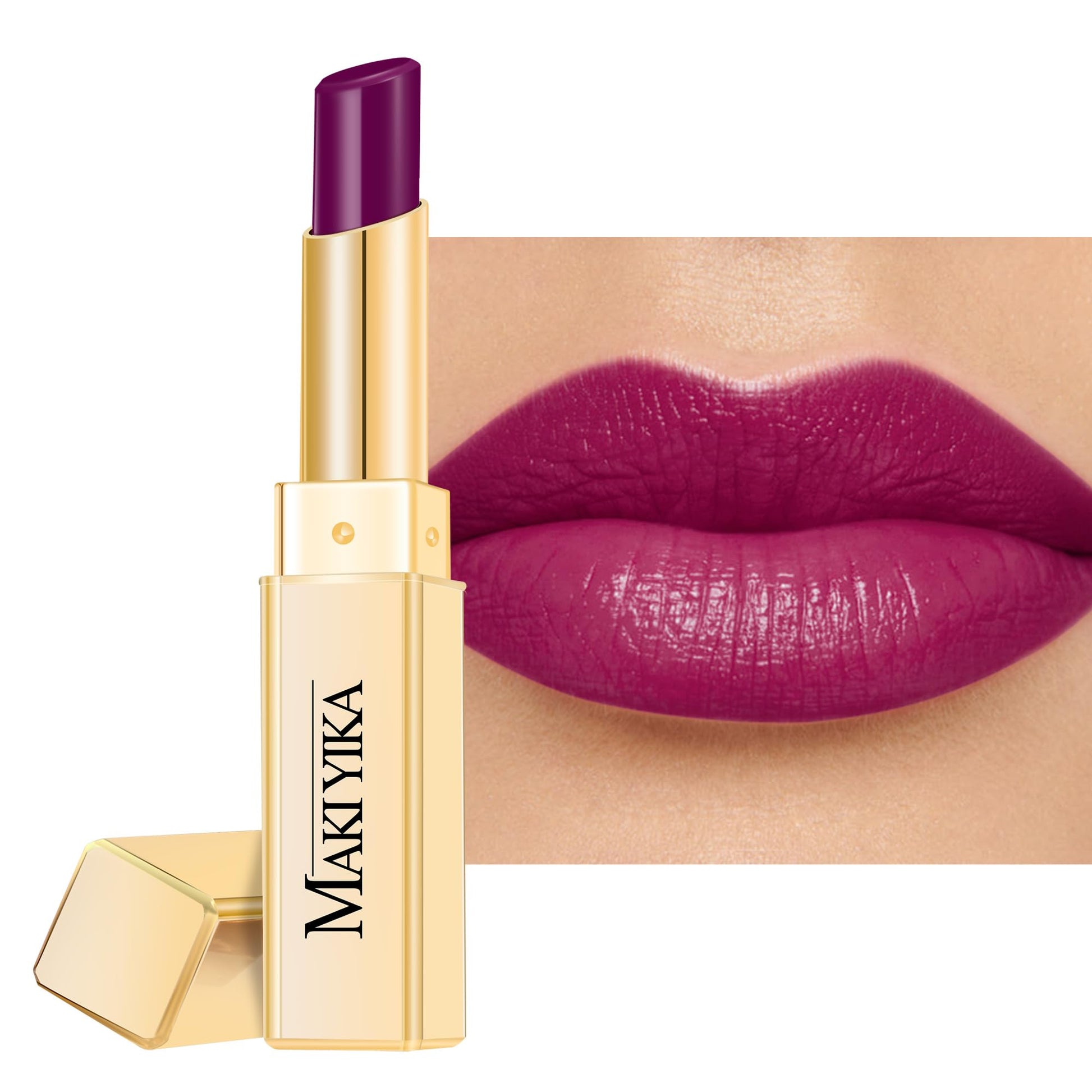MAKI YIKA Moisture Pink Lipstick for Women Hydrate Lip Balm for Dry Cracked Lips Weightless Glossy Lip Color Juicy Finish,MA062 Pastel Pink