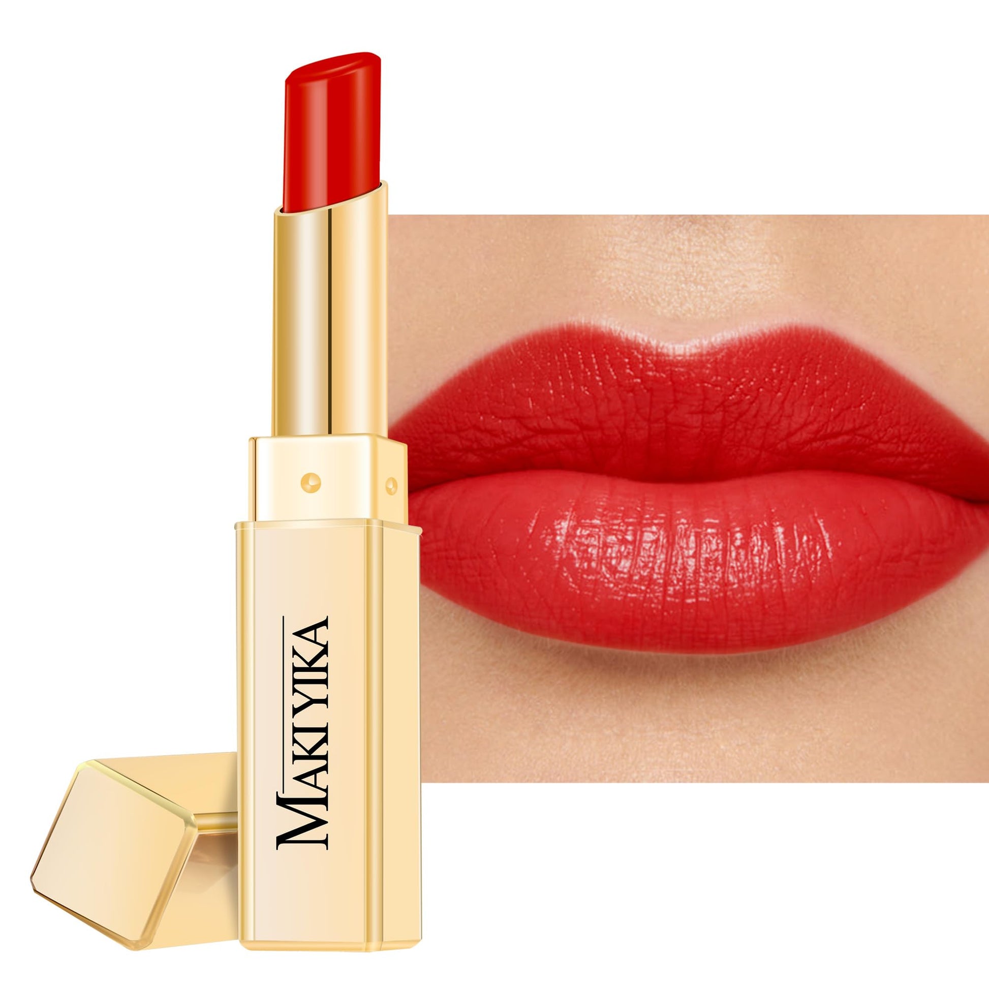 MAKI YIKA Moisture Pink Lipstick for Women Hydrate Lip Balm for Dry Cracked Lips Weightless Glossy Lip Color Juicy Finish,MA062 Pastel Pink