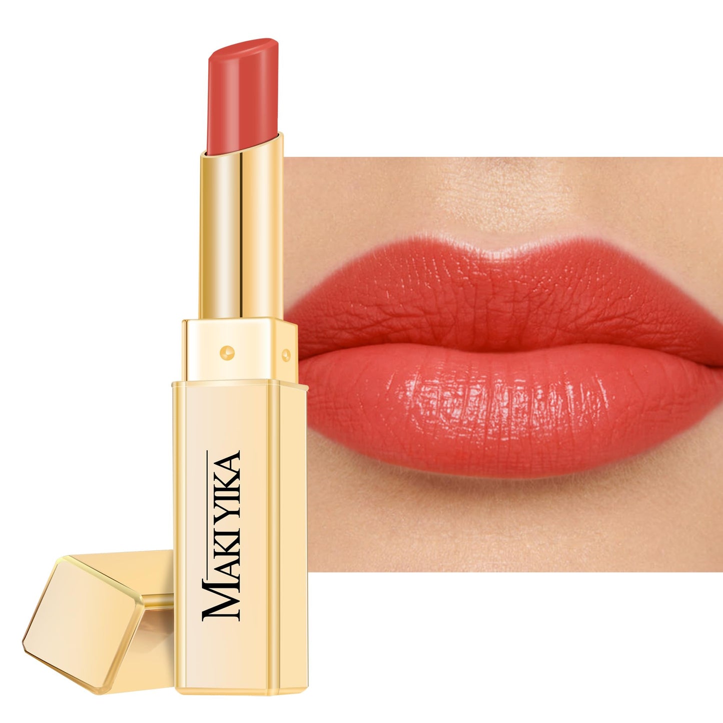 MAKI YIKA Moisture Pink Lipstick for Women Hydrate Lip Balm for Dry Cracked Lips Weightless Glossy Lip Color Juicy Finish,MA062 Pastel Pink
