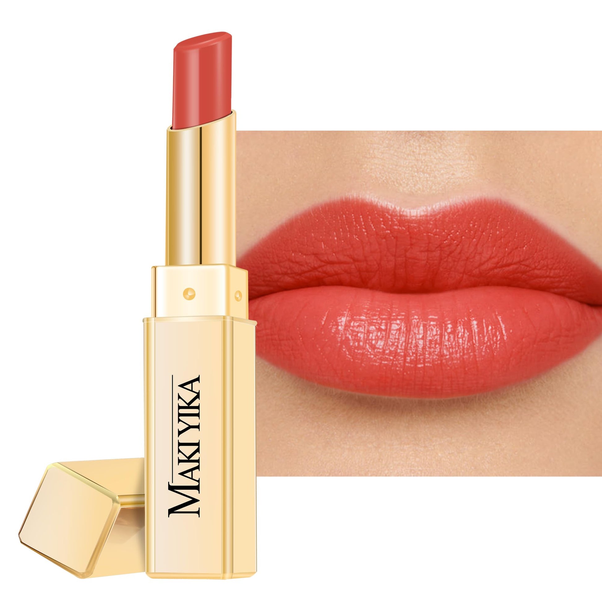 MAKI YIKA Moisture Pink Lipstick for Women Hydrate Lip Balm for Dry Cracked Lips Weightless Glossy Lip Color Juicy Finish,MA062 Pastel Pink