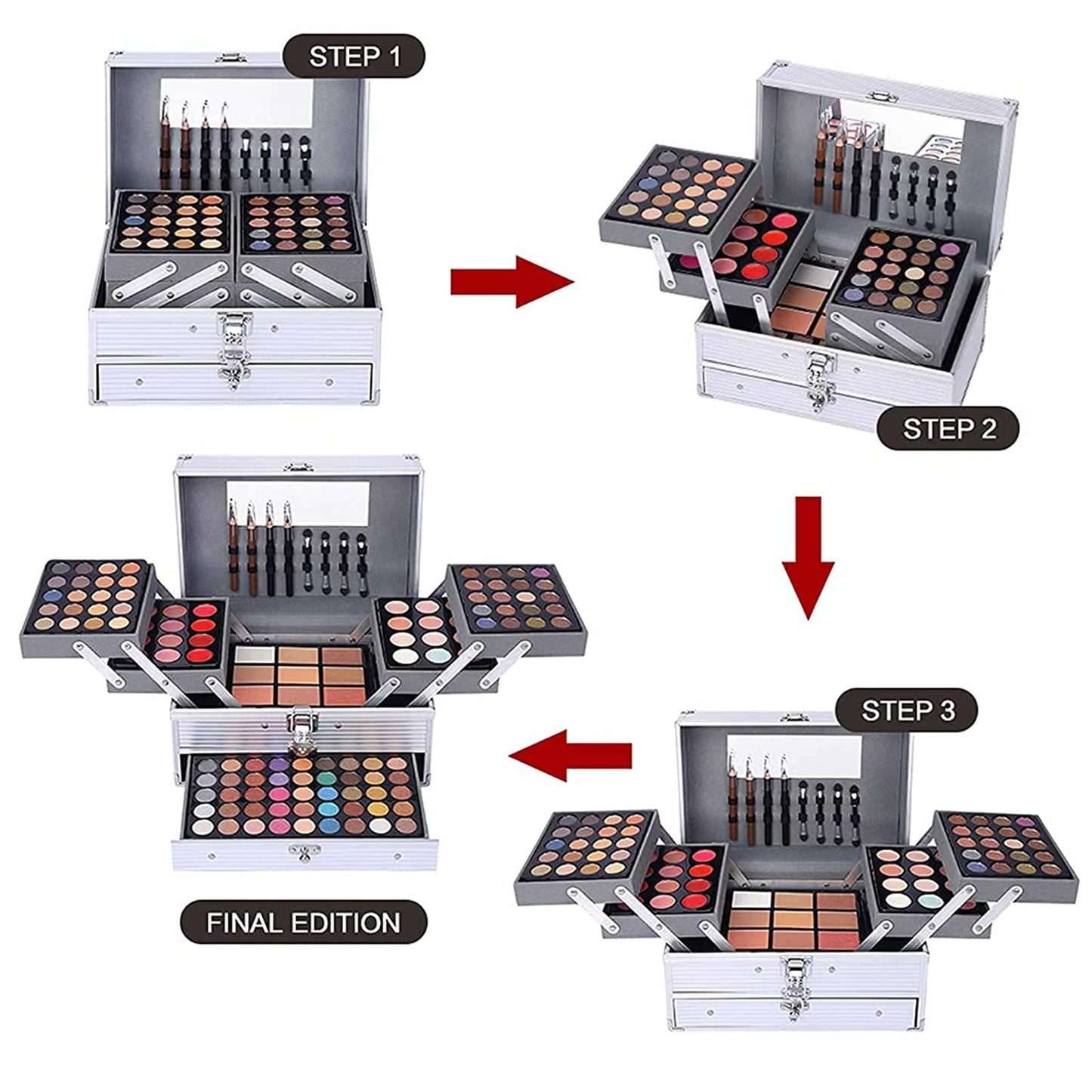 132 Color All- In- One Makeup For Women Full Kit,Professional Makeup Kit,Makeup Gift Set for Women
